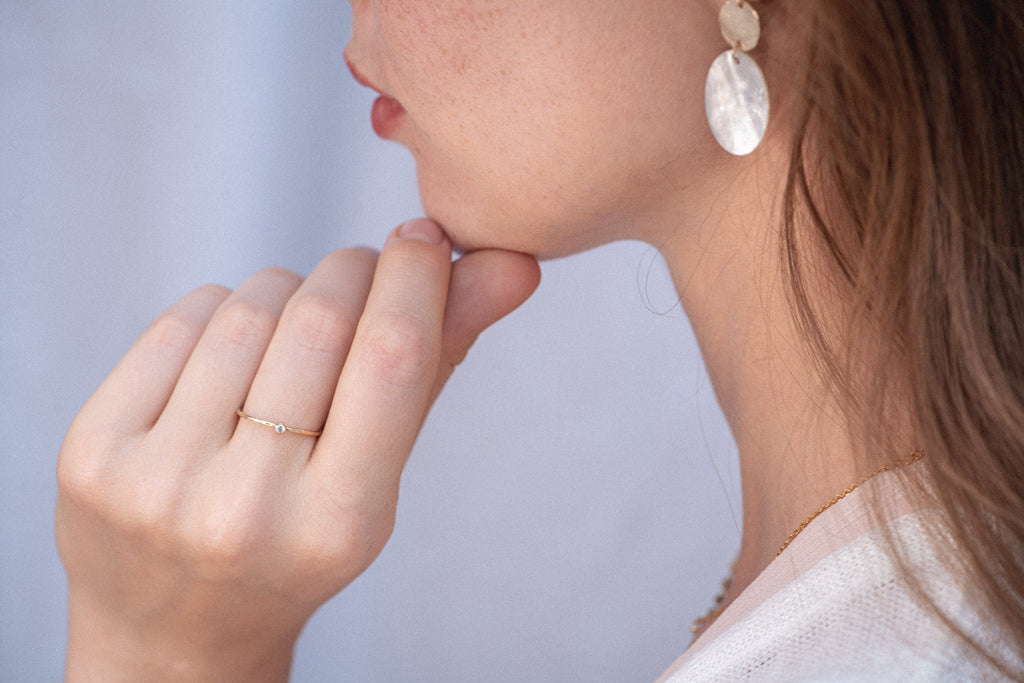 14k gold filled latvia ring