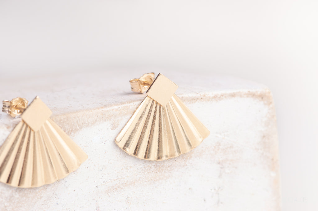 gold filled china earrings