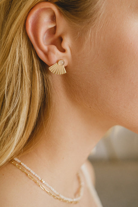 14k gold filled malaysian earrings