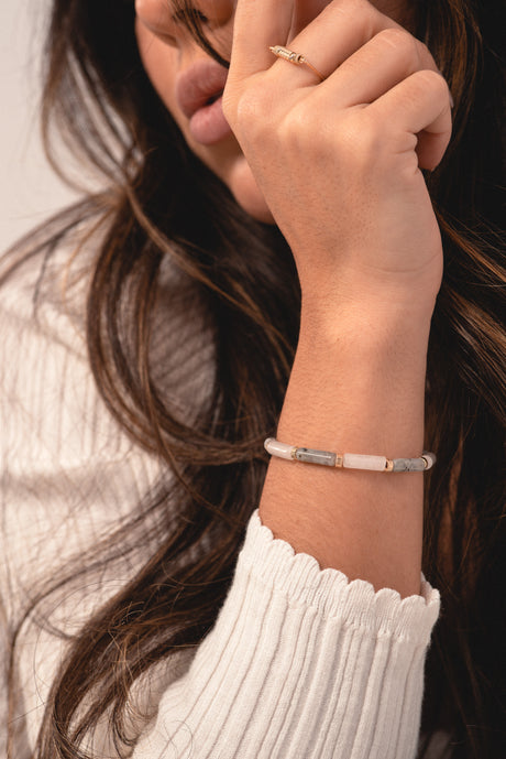 dainty french gold filled bracelet