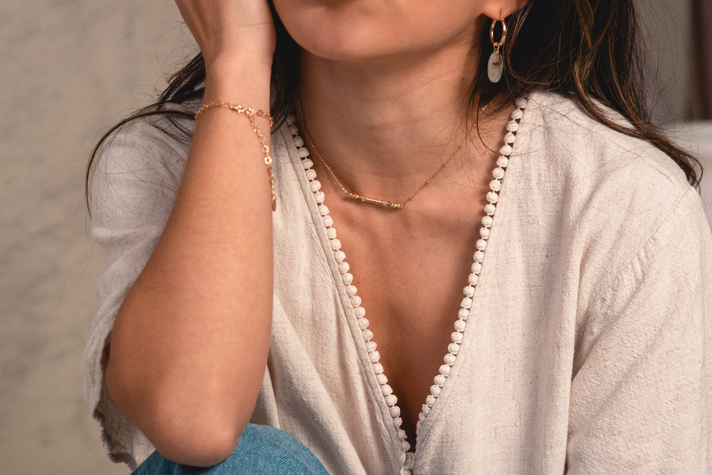 gold filled necklace