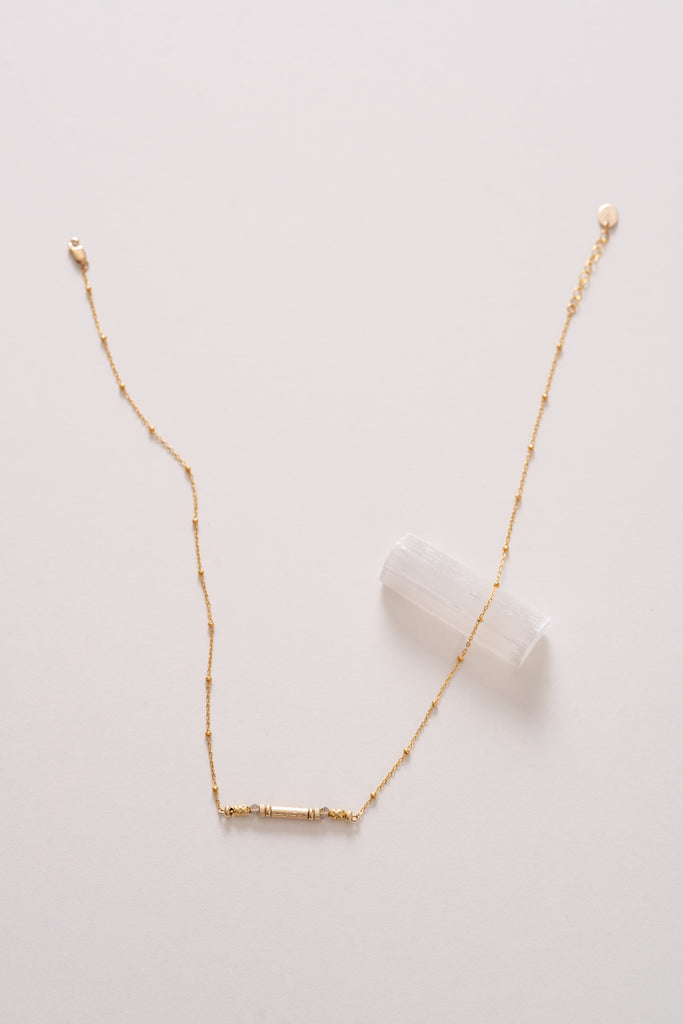 labradorite 14k gold filled nacklace